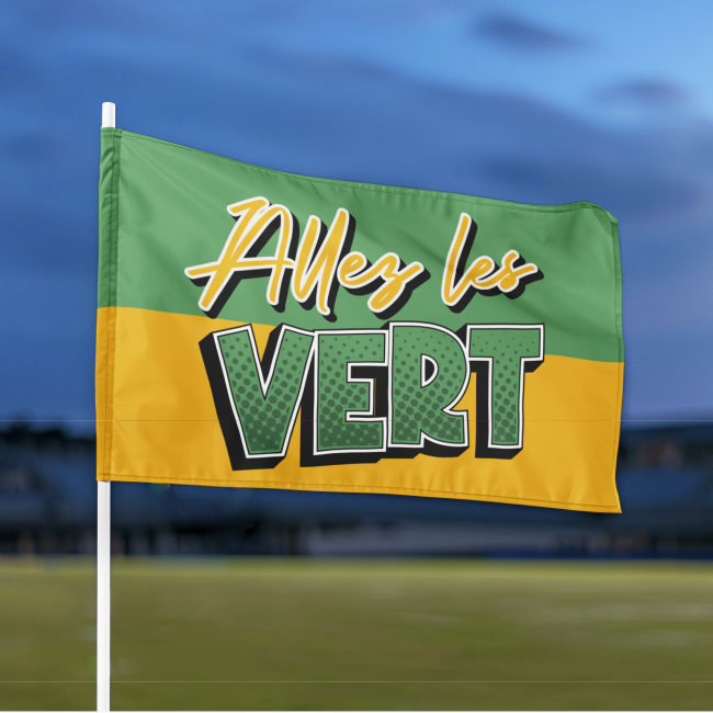 DRAPEAU PERSONNALISABLE - 212COM