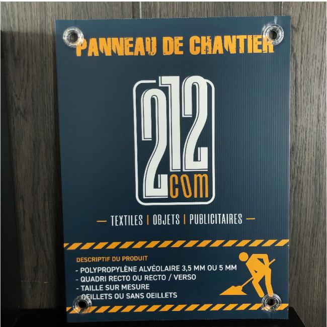 PANNEAU DE CHANTIER - 212COM